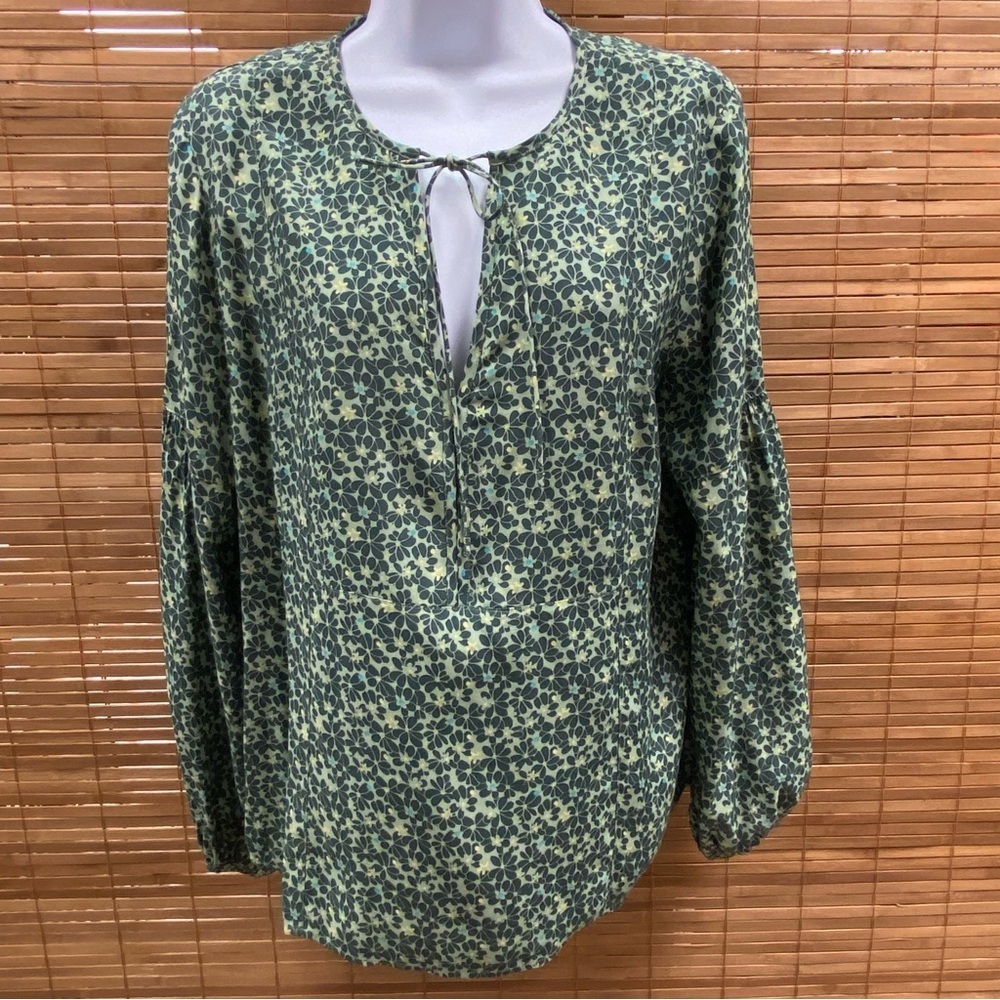T75 Odd‎ Molly Green Vintage Print Top